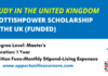 ScottishPower Scholarship 2026/27