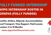 WIPO Internship Roster 2026