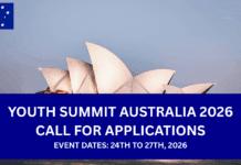 Youth Summit Australia 2026 | Call for Applications Youth Summit Australia 2026