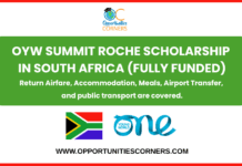 OYW Summit ROCHE Scholarship 2026