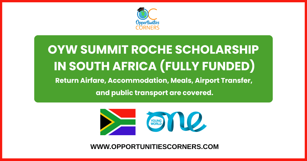 OYW Summit ROCHE Scholarship 2026 in South Africa (Fully Funded) OYW Summit ROCHE Scholarship 2026