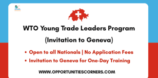 WTO Young Trade Leaders Program 2026