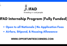 IFAD Internship Program 2026