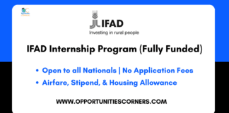 IFAD Internship Program 2026