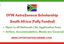 OYW AstraZeneca Scholarship 2026