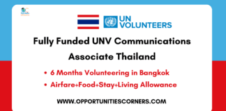 UNV Communications Associate 2026 Thailand