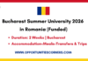 Bucharest Summer University 2026