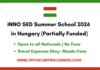 iNNO SED Summer School 2026 in Hungary (Partially Funded) iNNO SED Summer School 2026 in Hungary