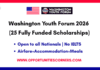 Washington Youth Forum 2026 (25 Fully Funded Scholarships) Washington Youth Forum 2026