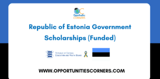 Republic of Estonia Government Scholarships