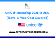 UNICEF Internship 2026 in USA (Travel & Visa Cost Covered) UNICEF Internship 2026 in USA