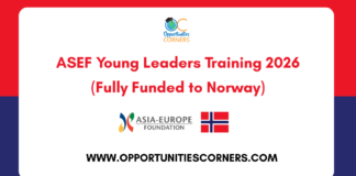 ASEF Young Leaders Training 2026