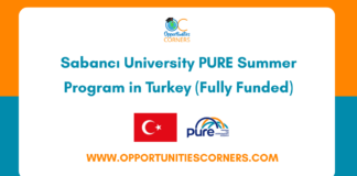 Sabancı University PURE Summer Program 2026
