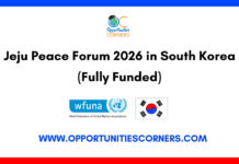 Jeju Peace Forum 2026 in South Korea