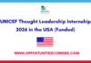 UNICEF Thought Leadership Internship 2026