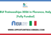 EUI Traineeships 2026 in Florence