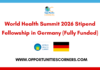 World Health Summit 2026 Stipend Fellowship