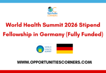 World Health Summit 2026 Stipend Fellowship