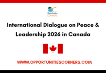 International Dialogue on Peace & Leadership 2026 in Canada