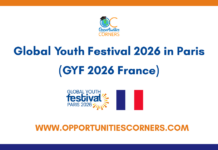 Global Youth Festival 2026 in Paris
