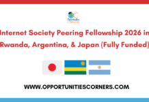 Internet Society Peering Fellowship 2026