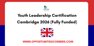 Youth Leadership Certification Cambridge 2026
