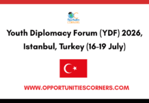 Youth Diplomacy Forum Turkey 2026