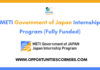 METI Government of Japan Internship 2026