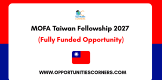 MOFA Taiwan Fellowship 2027