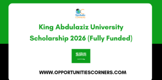 King Abdulaziz University Scholarship 2026