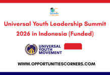 Universal Youth Leadership Summit 2026 in Indonesia