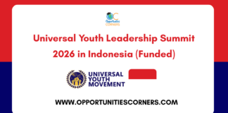 Universal Youth Leadership Summit 2026 in Indonesia