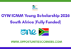 OYW ICMM Young Scholarship 2026 South Africa