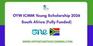 OYW ICMM Young Scholarship 2026 South Africa