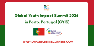 Global Youth Impact Summit 2026 in Portugal