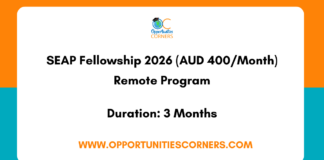 SEAP Fellowship 2026 (AUD 400/Month) Remote Program SEAP Fellowship 2026