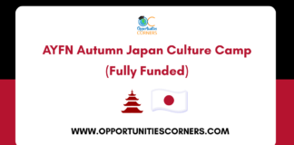 AYFN Autumn Japan Culture Camp 2026 (Fully Funded) AYFN Autumn Japan Culture Camp 2026
