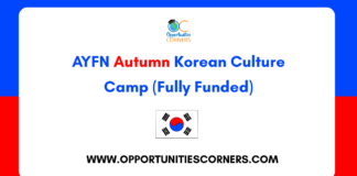AYFN Autumn Korean Culture Camp 2026