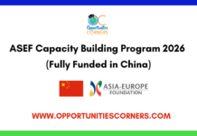 ASEF Capacity Building Program 2026