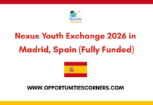 Nexus Youth Exchange 2026 in Madrid, Spain (Fully Funded) Nexus Youth Exchange 2026 in Madrid