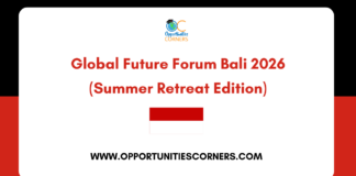 Global Future Forum Bali 2026 (Summer Retreat Edition) Global Future Forum Bali 2026