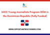 IACC Young Journalists Program 2026 in the Dominican Republic