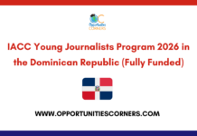 IACC Young Journalists Program 2026 in the Dominican Republic