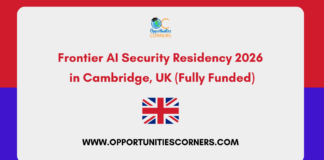 Frontier AI Security Residency 2026 in Cambridge, UK