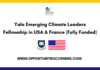 Yale Emerging Climate Leaders Fellowship 2027