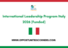 International Leadership Program Italy 2026 (Funded) International Leadership Program Italy 2026