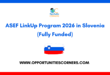 ASEF LinkUp Program 2026 in Slovenia (Fully Funded) ASEF LinkUp Program 2026 in Slovenia