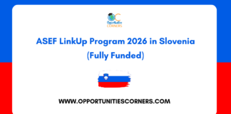 ASEF LinkUp Program 2026 in Slovenia (Fully Funded) ASEF LinkUp Program 2026 in Slovenia