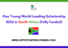 One Young World Leading Scholarship 2026 in South Africa (Fully Funded)