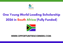 One Young World Leading Scholarship 2026 in South Africa (Fully Funded)